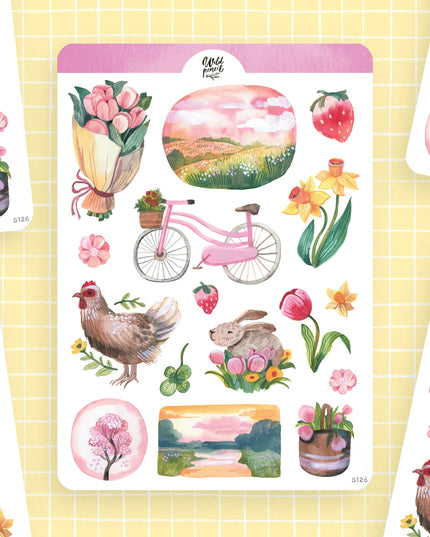 Klistremerkeark | Bloom Season
