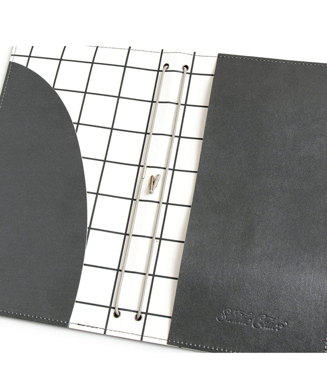 Forhåndsbestilling: Traveler's Notebook Cover | Notatbokcover i Vegansk Skinn | Charcoal Gray