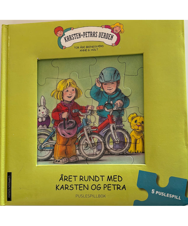 Bringsværd: Tor Åge: Året rundt med Karsten og Petra: Puslespillbok