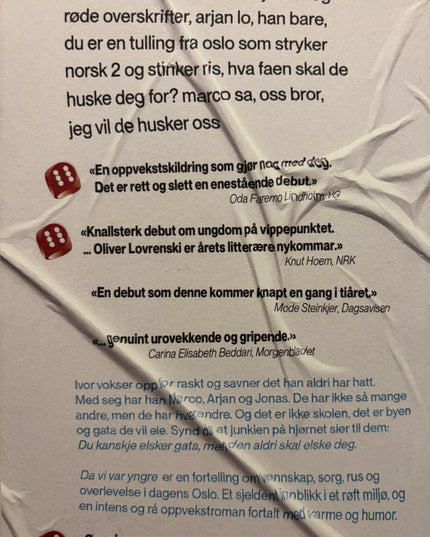 Lovrenski, Oliver: Da vi var yngre