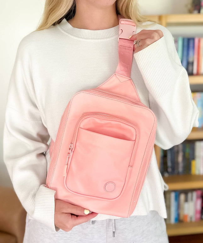 The Bookish Crossbody: Bubblegum
