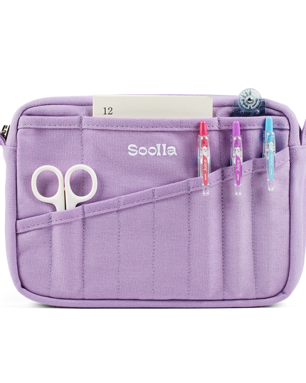 Forhåndsbestilling | Soolla® Studio Pouch | Lilac Love | Veske for Skrivesaker