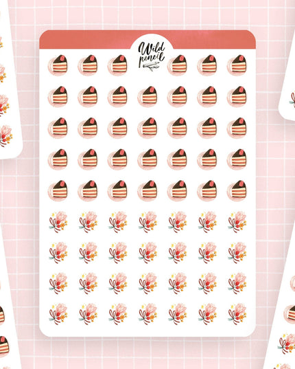 Klistremerkeark | Planlegging |Birthday