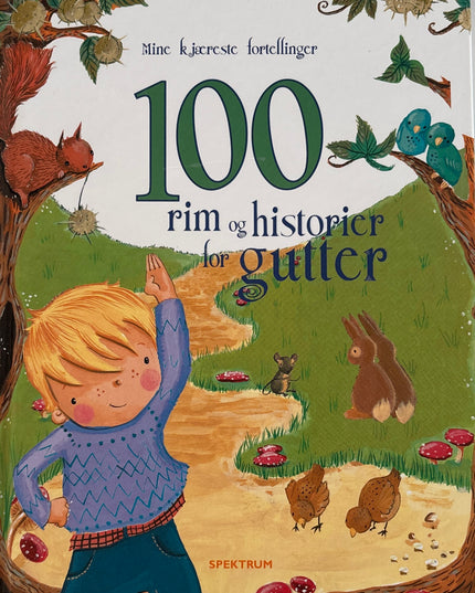 100 rim og historier for gutter