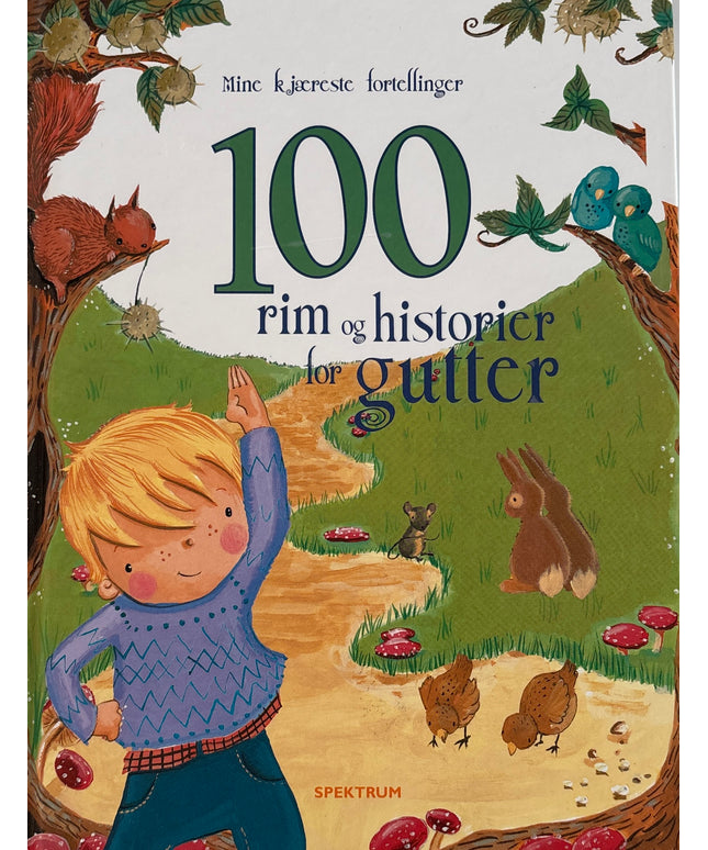 100 rim og historier for gutter