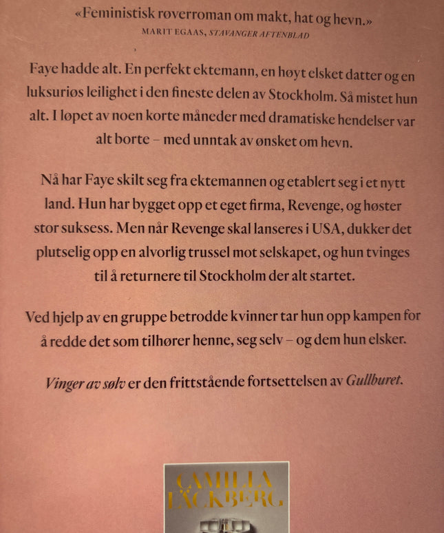 Lackberg, Camilla: Vinger av sølv