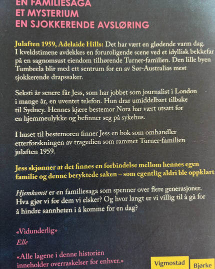 Morton, Kate: Hjemkomst