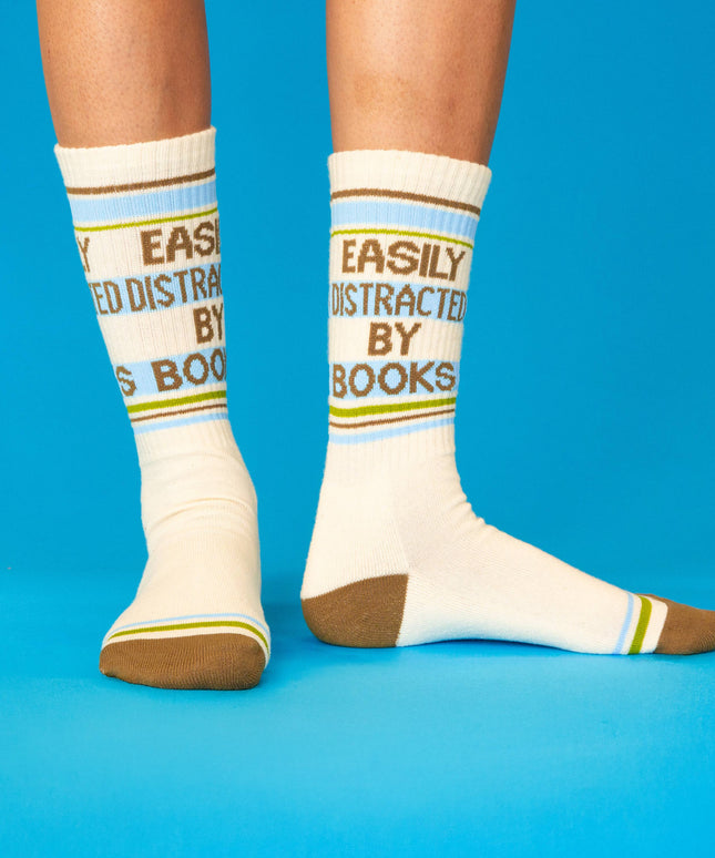 Easily Distracted By Books - Sokker - Treningssokker
