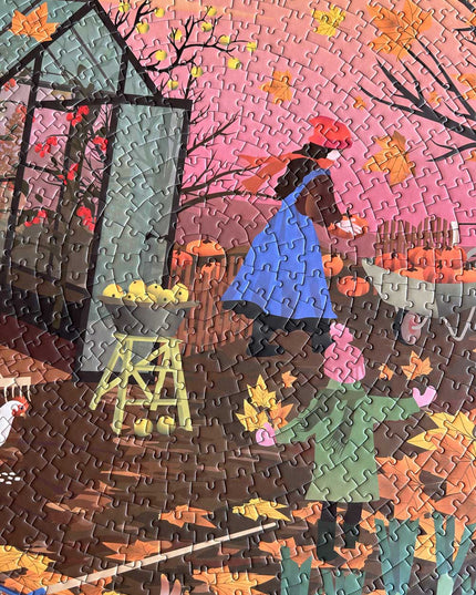Rundt Puslespill | Autumn Feeling | 1000 Brikker