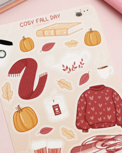 Klistremerkeark | Cosy Fall Day