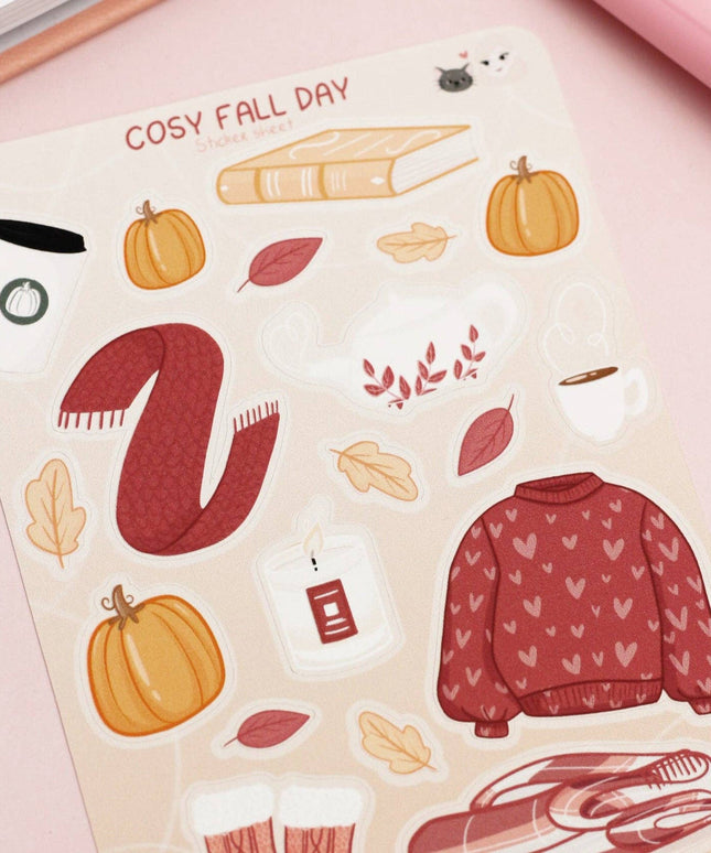 Klistremerkeark | Cosy Fall Day