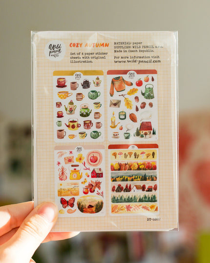 Klistremerkeark 4PK | Bundle — 
 Cozy Autumn