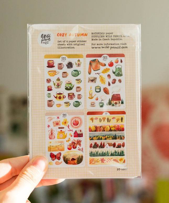 Klistremerkeark 4PK | Bundle — 
 Cozy Autumn