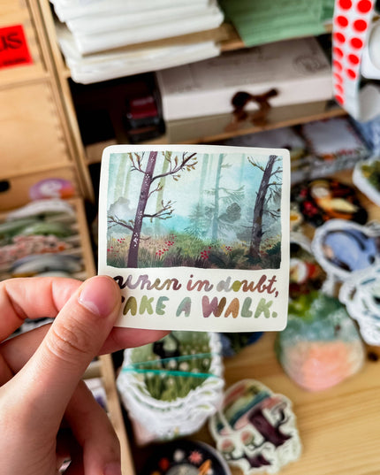Vinyl Klistremerke | Take A Walk