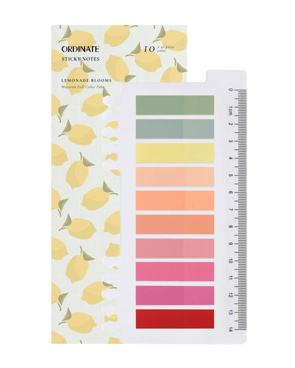 Lemonade Blooms | Ordinate klistrelapper | Selvklebende notislapper | Sidemarkører | Indeksfaner