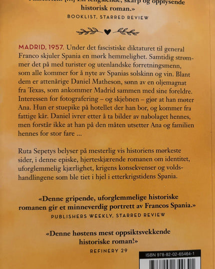 Sepetys, Ruta: Taushetens pris
