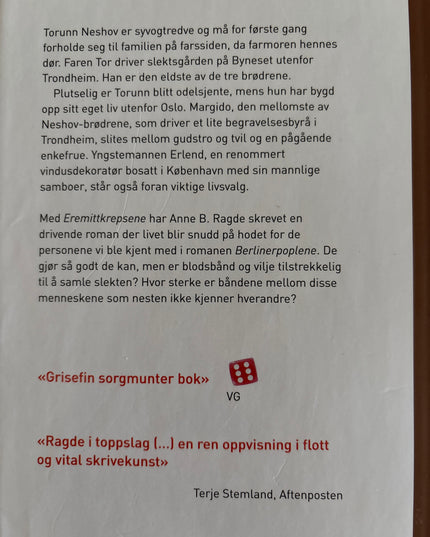 Ragde, Anne B: Eremittkrepsene