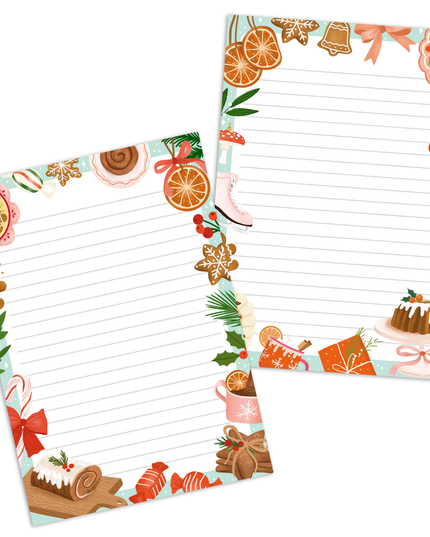 Notatblokk | Cute Christmas Food | A5