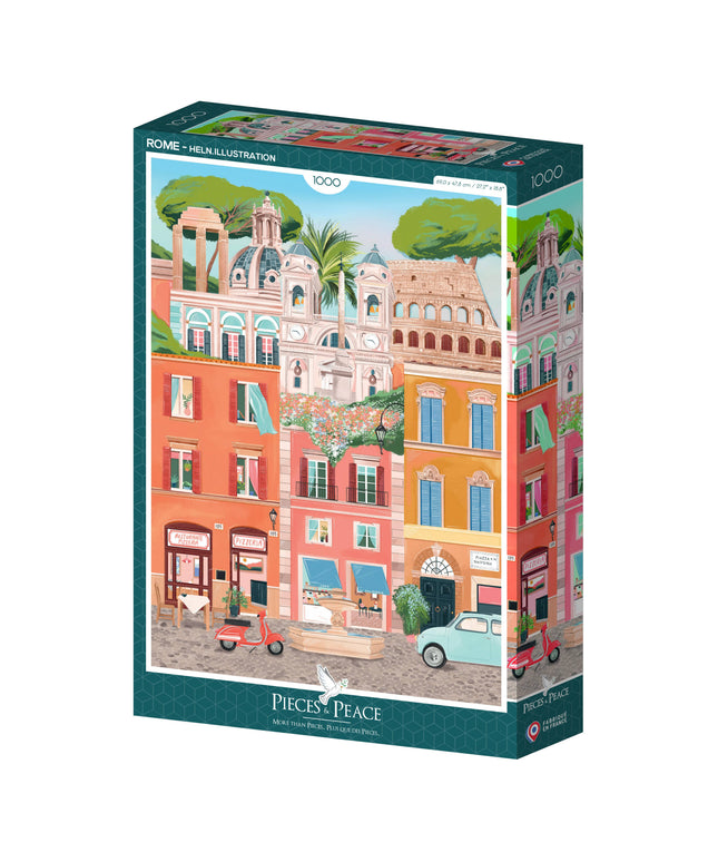 Puslespill 1000 Brikker - Rome