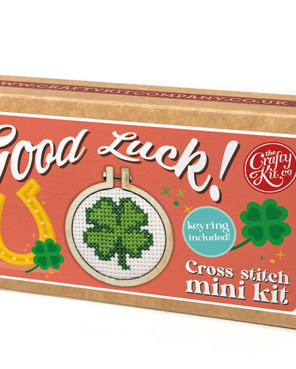 Good Luck! Mini Matchbox Broderingssett