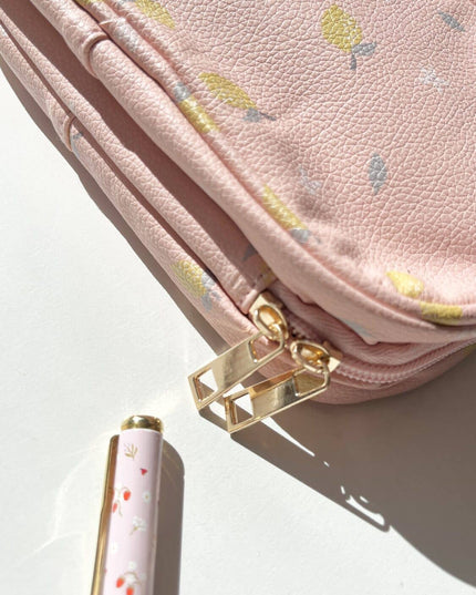 Pennal med Lommer | Rosa Sitroner