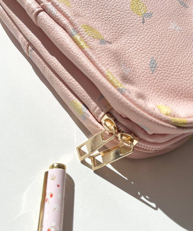 Pennal med Lommer | Rosa Sitroner