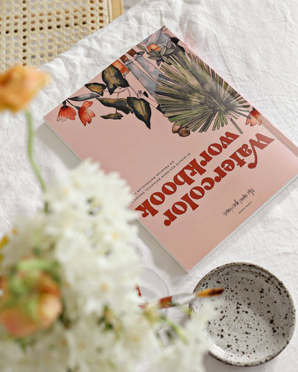 Watercolor Workbook: 30-Minute Beginner Projects | Akvarell Malebok for Voksne