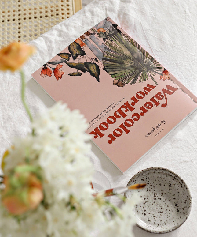 Watercolor Workbook: 30-Minute Beginner Projects | Akvarell Malebok for Voksne