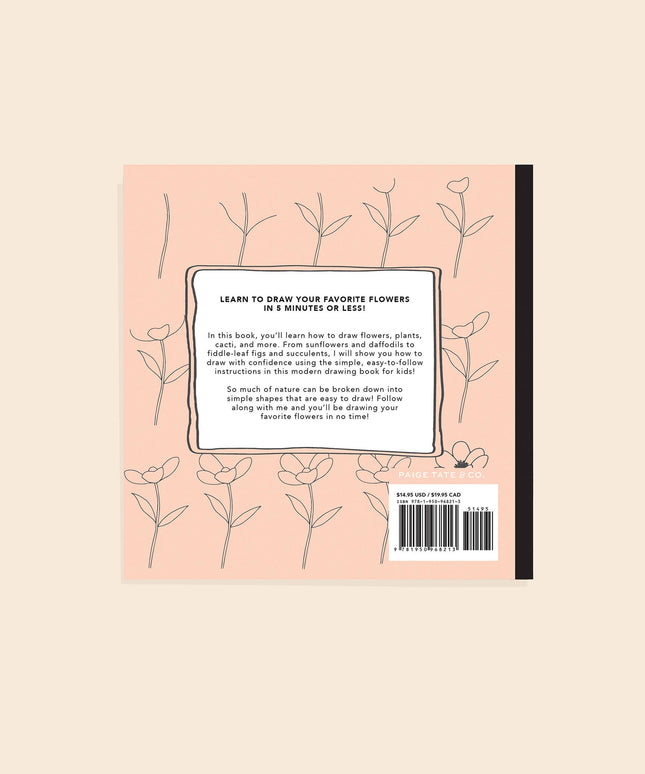 Modern Flowers: A How to Draw Book for Kids