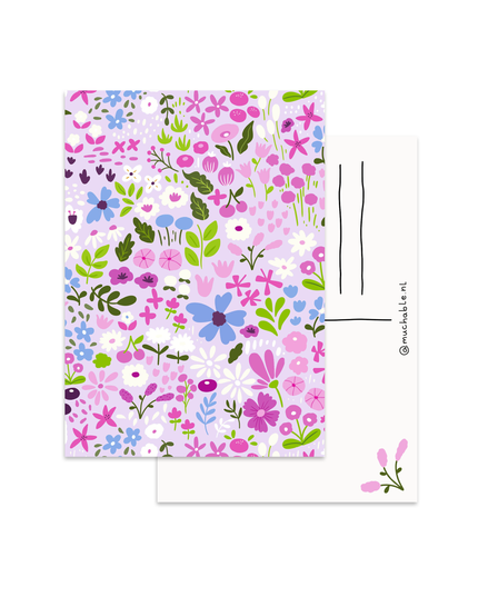Postkort - Små blomster