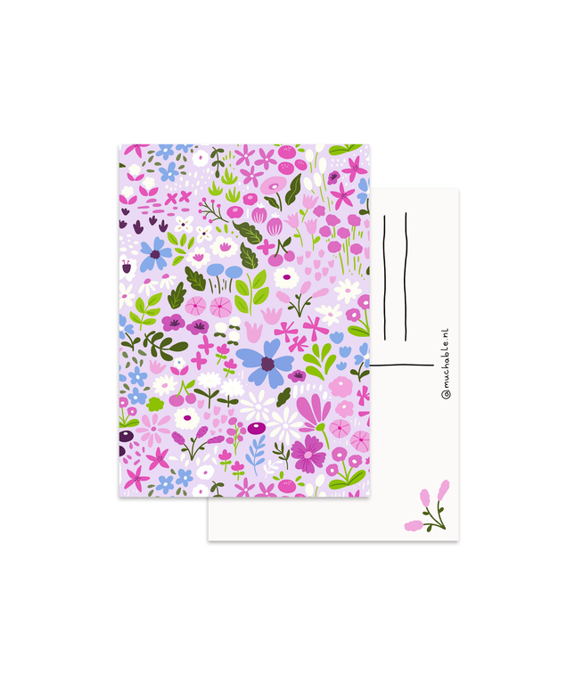 Postkort - Små blomster