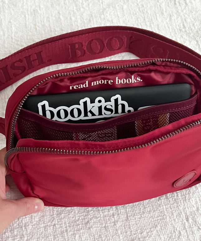 The Bookish Belt Bag: Dusty Pink