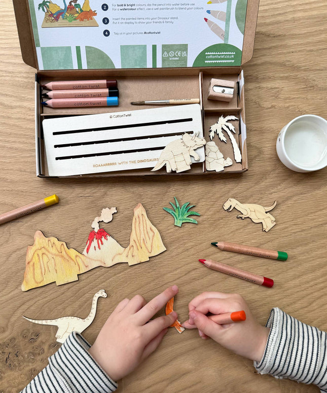 Lag Din Egen Dinosaurverden | DIY Dinosaur Hobbysett For Barn
