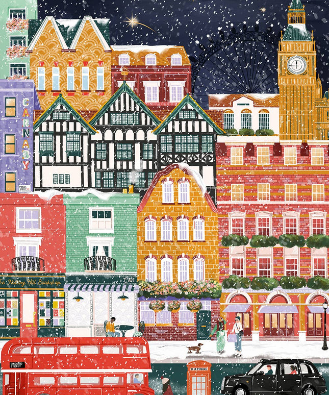 Puslespill 1000 Brikker - London at Christmas