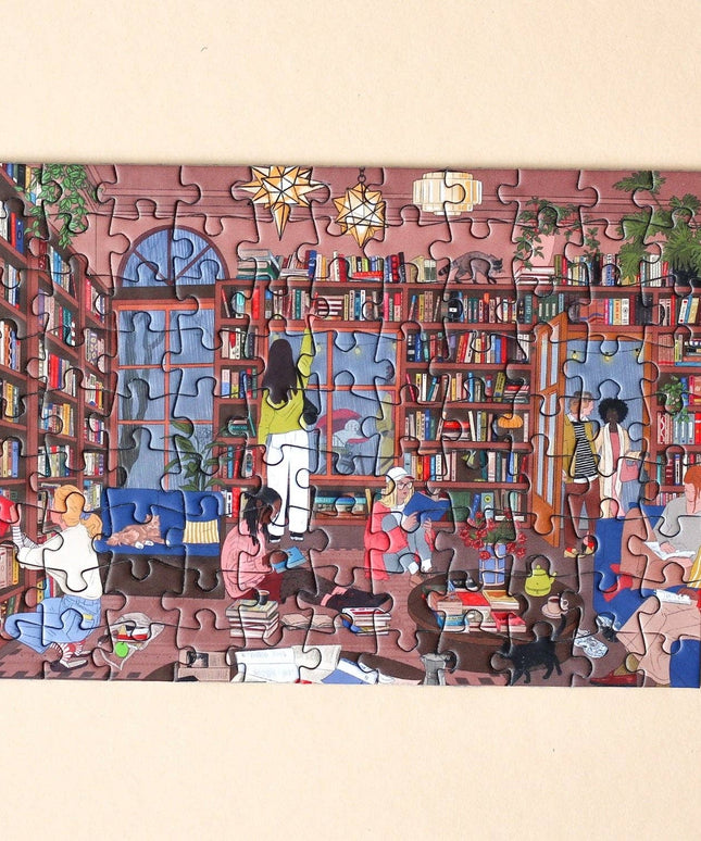 Book Nook Mini Puslespill, 99 Brikker