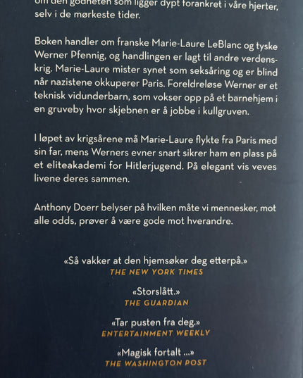 Doerr, Anthony: Alt lyset vi ikke ser