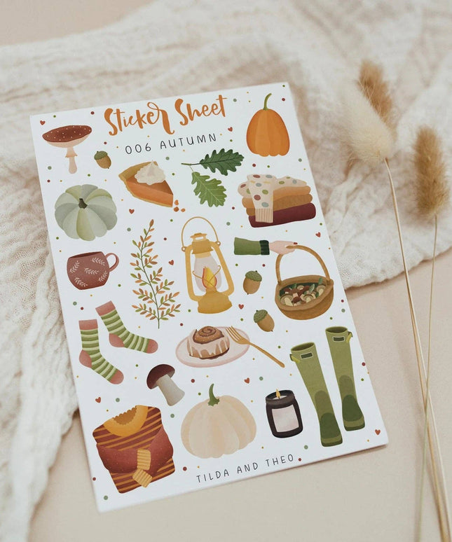 Klistremerkeark | Autumn Hygge | Tilda&Theo