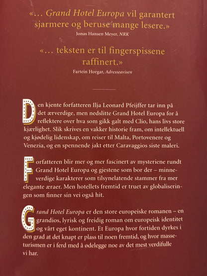 Pfeijffer, Ilja Leonard: Grand Hotel Europa