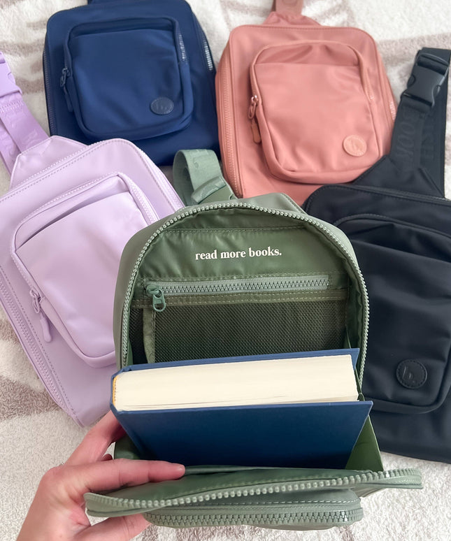 The Bookish Crossbody: Bubblegum
