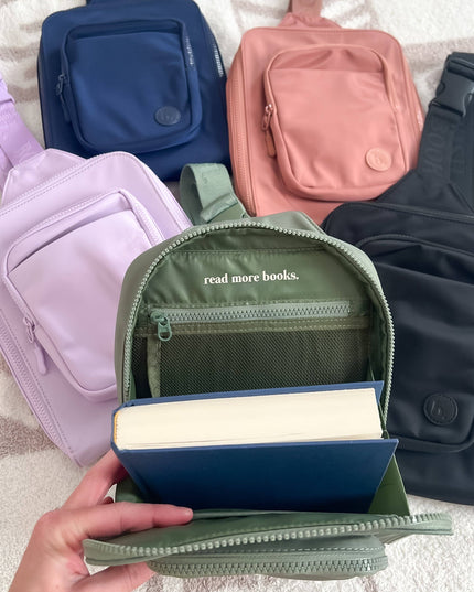 The Bookish Crossbody: Cinnamon