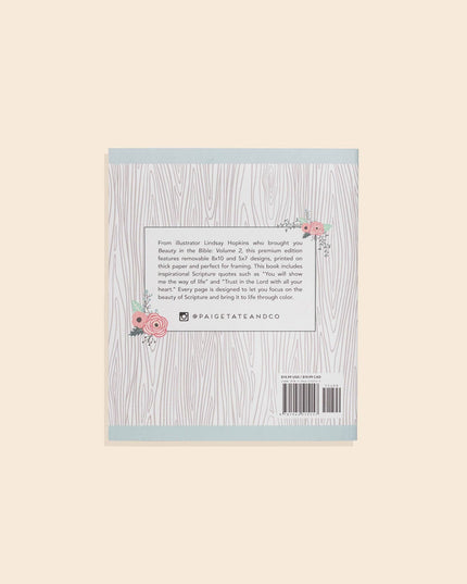 Beauty in the Bible 2: A Christian Coloring Book | Kristen Fargeleggingsbok for Voksne