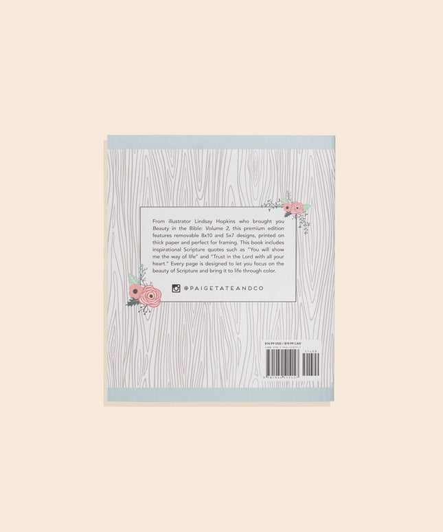 Beauty in the Bible 2: A Christian Coloring Book | Kristen Fargeleggingsbok for Voksne