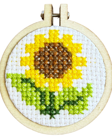 Van Gogh's Sunflower Mini Matchbox Broderingssett