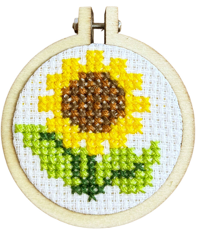 Van Gogh's Sunflower Mini Matchbox Broderingssett