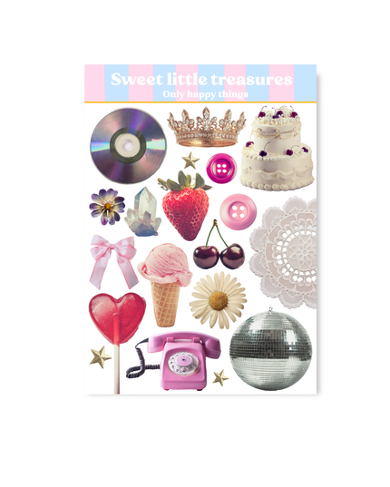Klistremerkeark | Sweet Little Treasures | A6