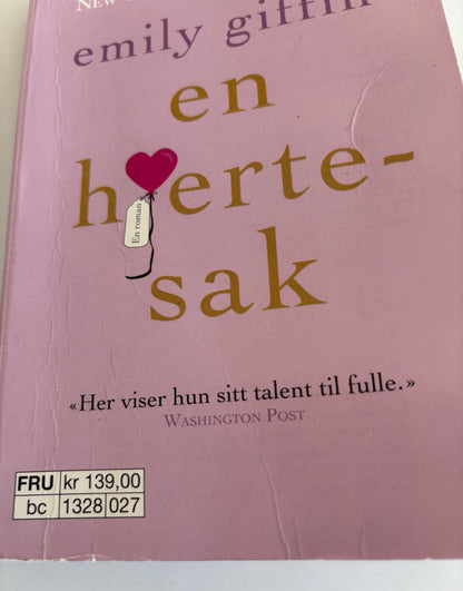 Griffin, Emily: En hjertesak