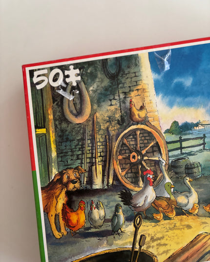 Puslespill 50 Brikker «Bondegårdsdyr»