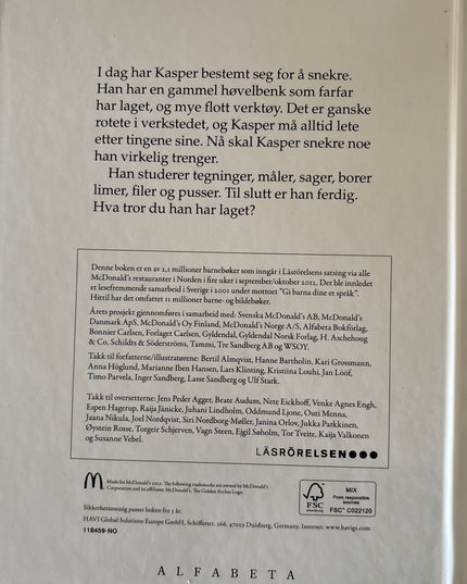 Klinting, Lars: Kasper snekrer