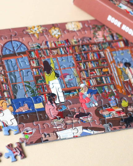 Book Nook Mini Puslespill, 99 Brikker