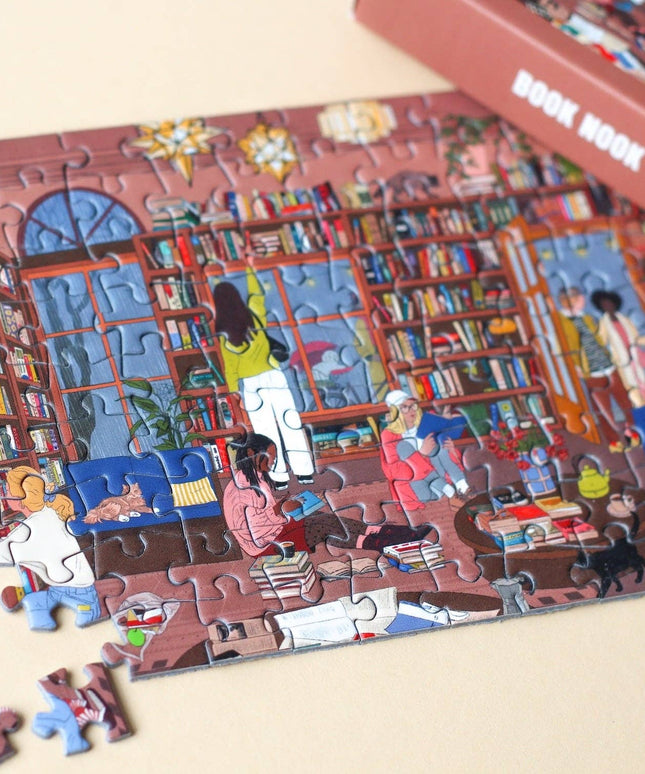 Book Nook Mini Puslespill, 99 Brikker